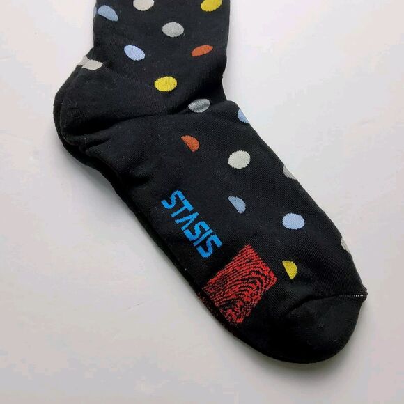 Voxx Life Stasis Neuro Socks Wellness Crew Polka Dot Size L (M 9.5-12.5) - Picture 2 of 4